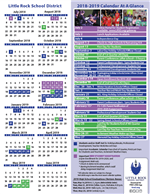 2018-19 Calendar At-a-Glance 